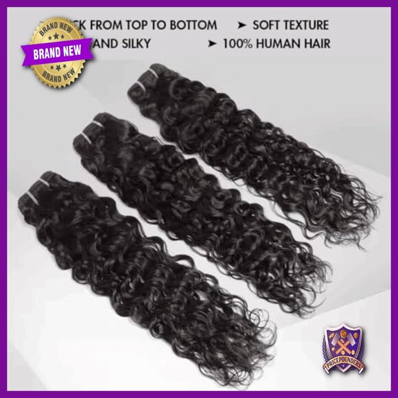 Human Hair Extensions 20 Inch 3C4A Curly Bundles Virgin Hair Sew In main image 4